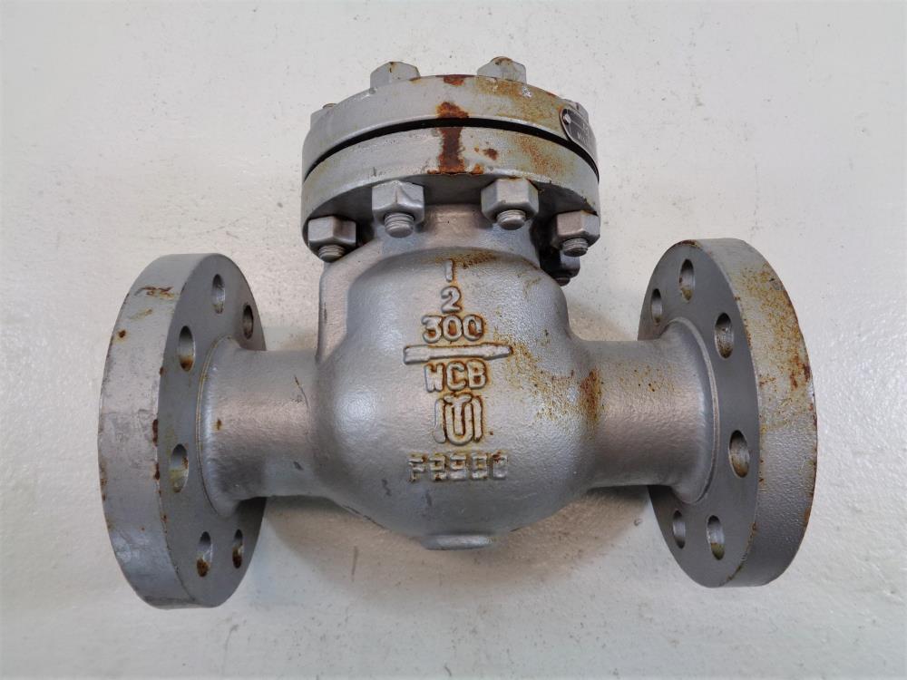 Milvaco 2" 300# WCB Swing Check Valve, Fig# 3070CB2SCY